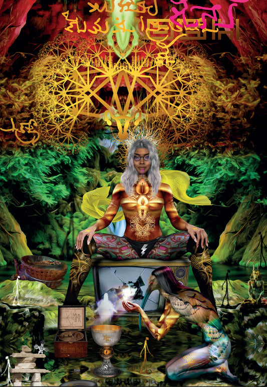 QUEEN OF CUPS ART PRINT - LIMITED EDITION